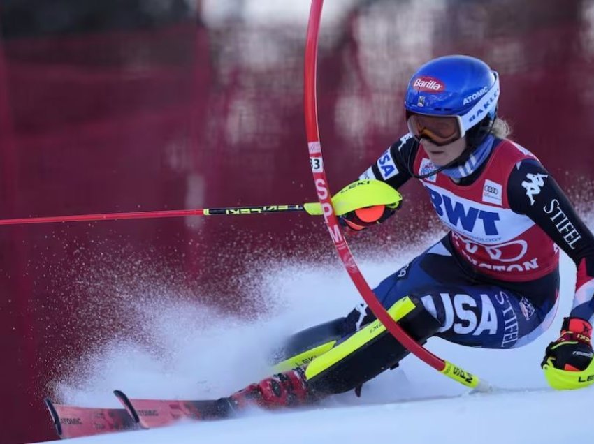 Skiatorja amerikane triumfon në sllallom, 90 fitore në karrierën e saj