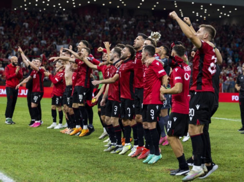 Shqipëria me 82 për qind mbajtje topi si kurrë më parë në histori