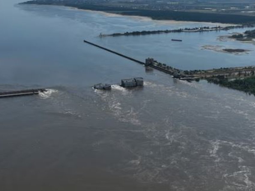 Shkatërrimi i digës Kakhovka në Ukrainën juglindore në qershor shkaktoi dëme të mëdha materiale