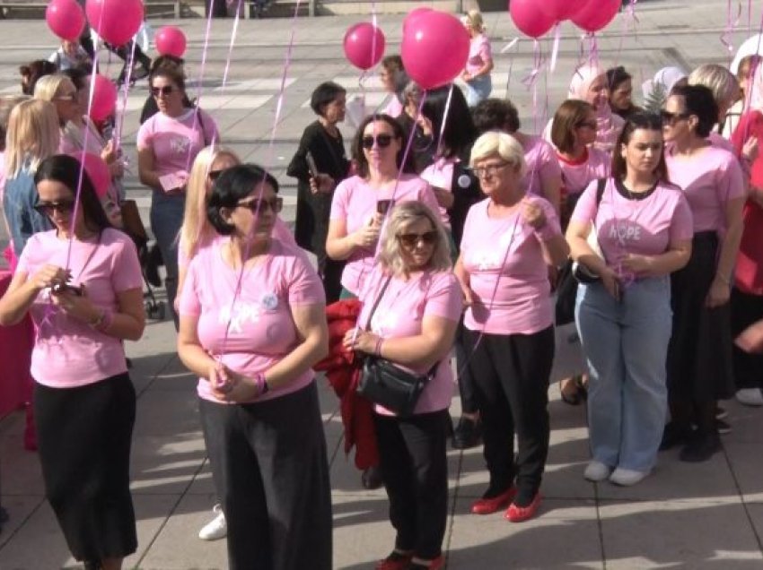 “Më të forta se frika” – gratë mblidhen në Prishtinë në mbështetje të të prekurave me kancerin e gjirit