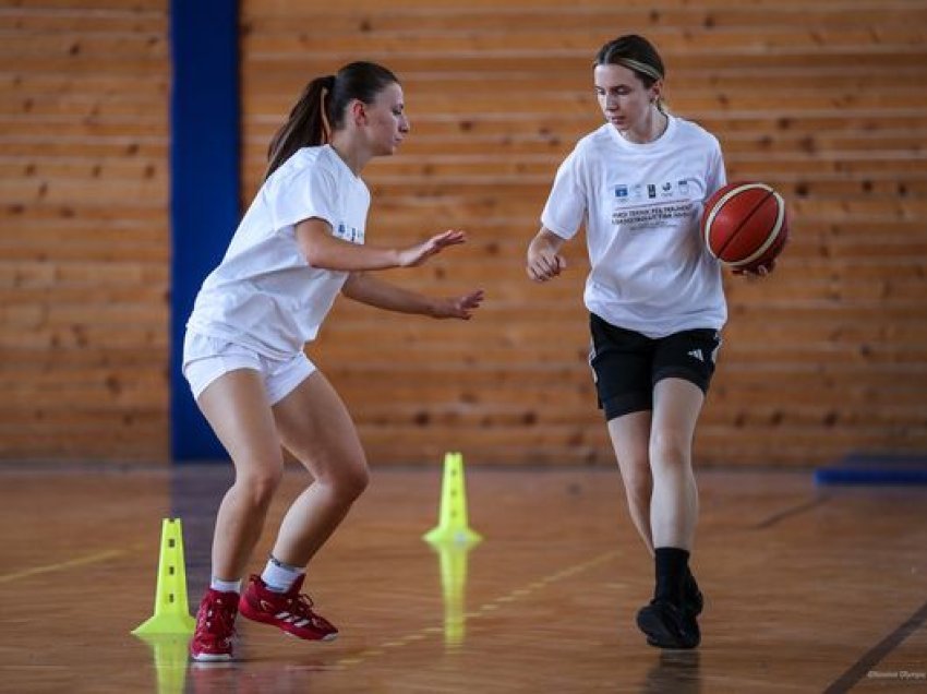 Agnesa Robaj dhe Dëfrim Hashani në FIBA Europe U14 Get-Together 2023