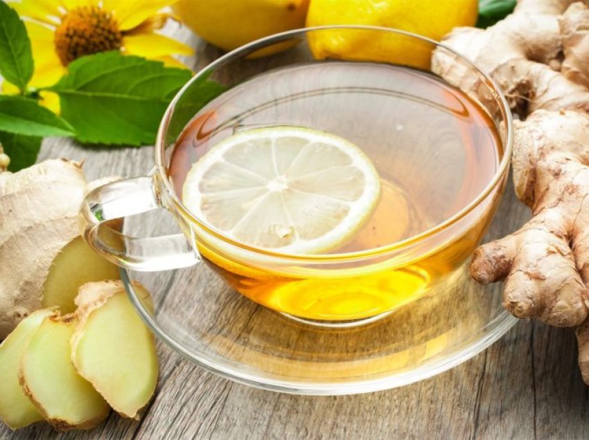 Çaji me xhenxhefil dhe limon, aleati më i mirë për fryrjet e barkut