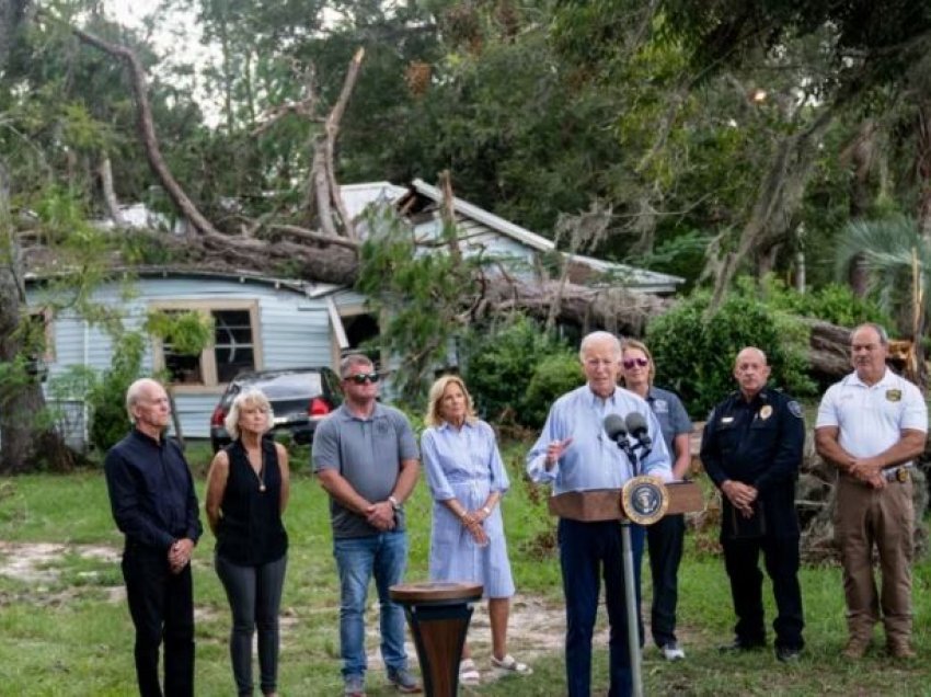 Florida, Presidendi Biden u premton mbështetje të prekurve nga uragani