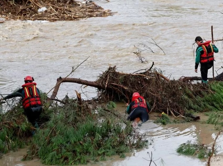 Përmbytjet në Spanjë: Një djalë i mbijeton përmbytjeve i kapur në pemë