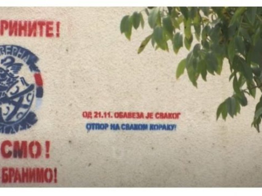 Aktivizimi i organizatës terroriste “Brigada e Veriut”, kërcënimet e grafitet që po ia bën Kosovës