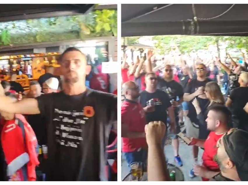 Ndizet atmosfera para ndeshjes Shqipëri – Poloni, tifozat KuqeZi nuk i ndalin këngët patriotike