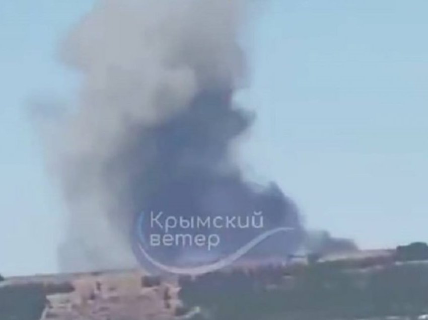 Çfarë po ndodh/ Re e madhe e tymi në Krime, ndalet trafiku në urën e Kerch