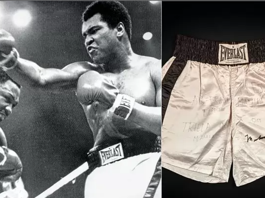 Gjashtë milionë dollarë kushtojnë “pantallonat” e Muhamad Ali në “Thrilla in Manila”