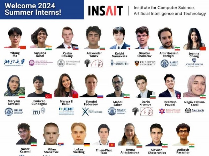 ​Studentë nga 56 vende aplikojnë për praktikë verore në Institutin Bullgar INSAIT