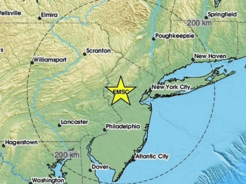 ‘Shkundet’ New York-u! Tërmeti i rrallë me magnitudë 4.8 ballë trondit ndërtesat