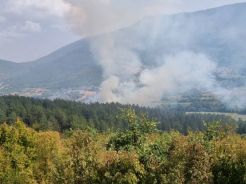 Komuna e Dibrës kërkon ndihmën e QMK-së për shuarjen e dy zjarreve nga ajri