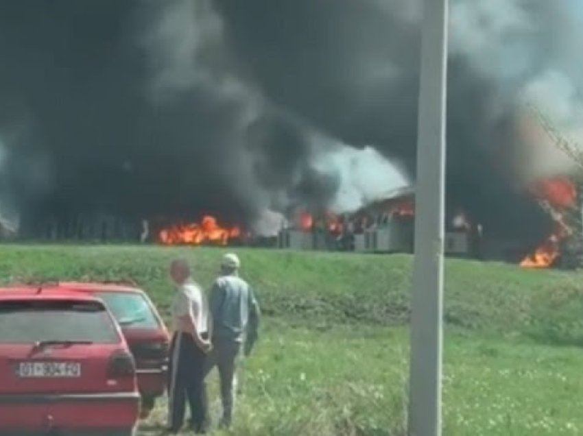 ​Zjarri në fabrikën në Kërpimeh të Podujevës, Policia jep detaje