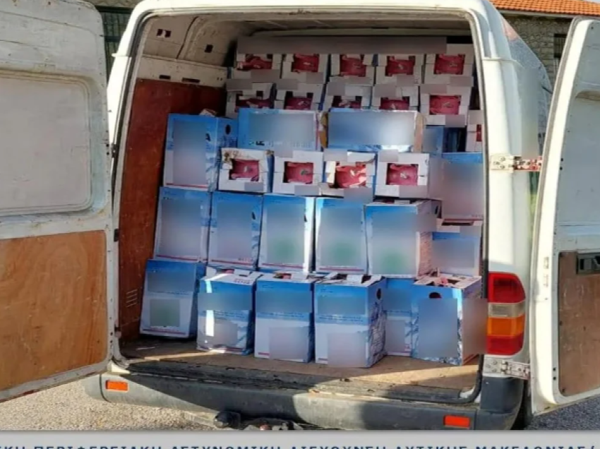 Po transportonte mbi tre ton shishe me ftohës freon, arrestohet shqiptari në Kapshticë