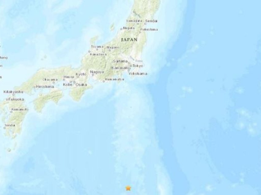 Tërmeti 6.5 ballësh godet Ishujt Bonin të Japonisë