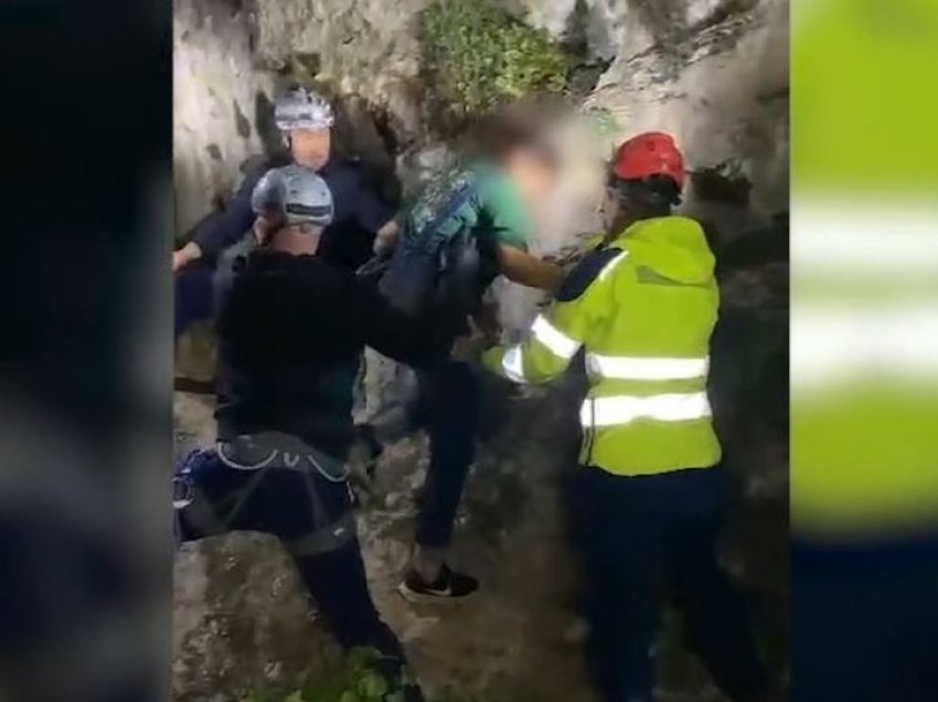 Për disa orë të bllokuar te “Shpella e Pëllumbasit”, policia shpëton 5 turistë britanikë