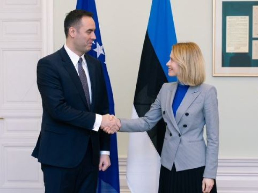 Kryeministrja e Estonisë mirëpret Konjufcën: Mbështesim plotësisht rrugëtimin e Kosovës drejt BE-së dhe NATO-s