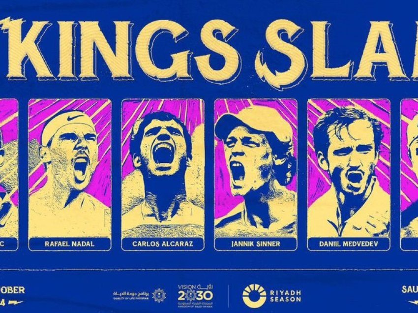 Arabia Saudite tërheq edhe “yjet” e tenisit