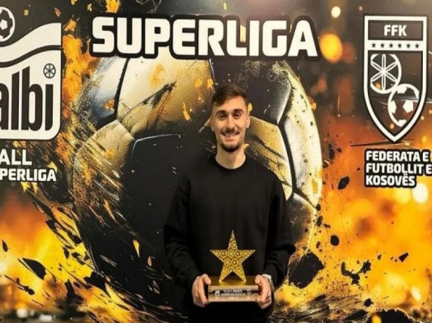 Futbollisti i Llapit zgjedhet “Ylli i javës” në Superligë