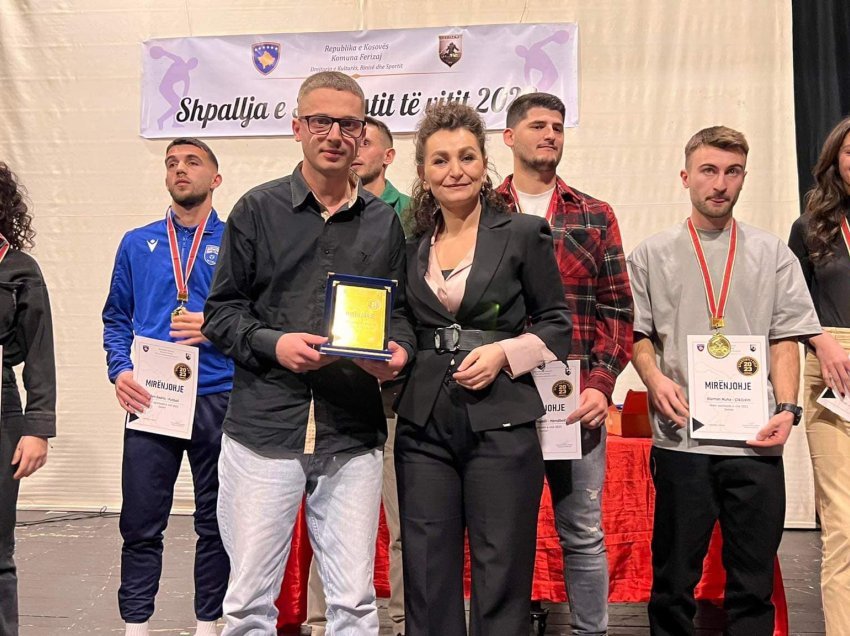 Albin Osmani shpallet sportist i vitit në Ferizaj