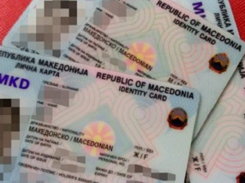 Qytetarët e Maqedonisë së Veriut kanë paguar pesë milionë euro për ndërrimin e letërnjoftimeve të cilat kanë pasur afat