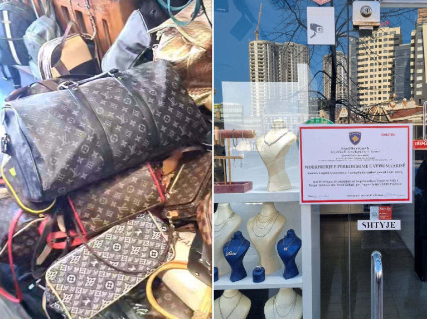 Aksioni kundër mallrave false në Prishtinë, Prizren e Gjakovë – konfiskohen mbi 800 produkte dhe mbyllen tri biznese