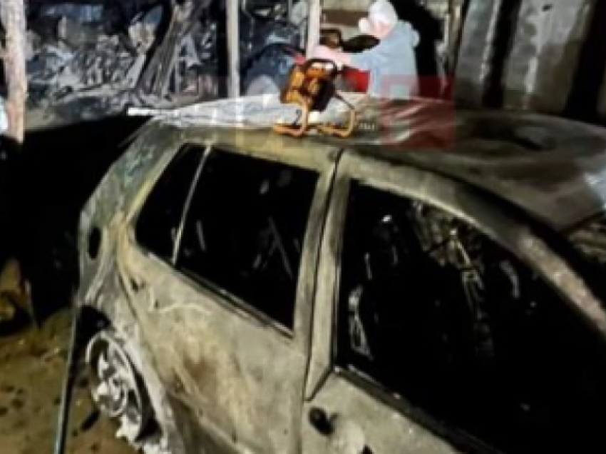 Një automjet dhe një garazh janë djegur në Kavadar