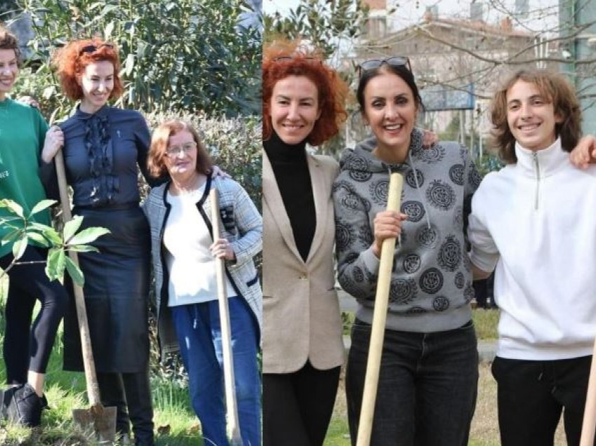 Nga Mariana Kondi, Bojken Lako dhe tre balerinët, personazhet e njohur i bashkohen nismës së bashkisë për mbjelljen e pemëve në Tiranë