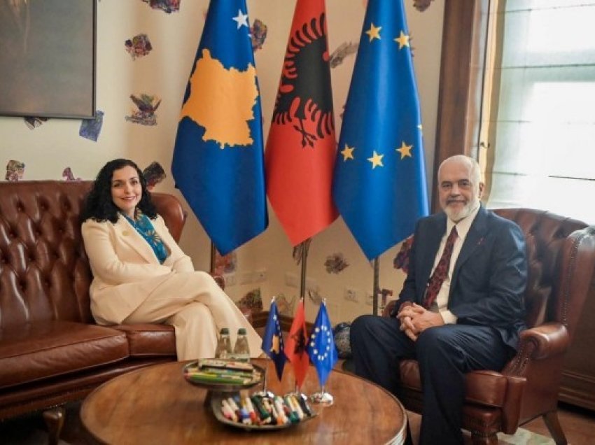 ​Diskutime e koordinim në të mirë të Kosovës e Shqipërisë, Osmani takon Ramën