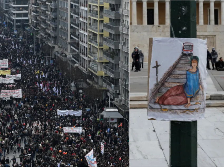 Greqia proteston, kërkon drejtësi në përvjetorin e tragjedisë hekurudhore të Athinës