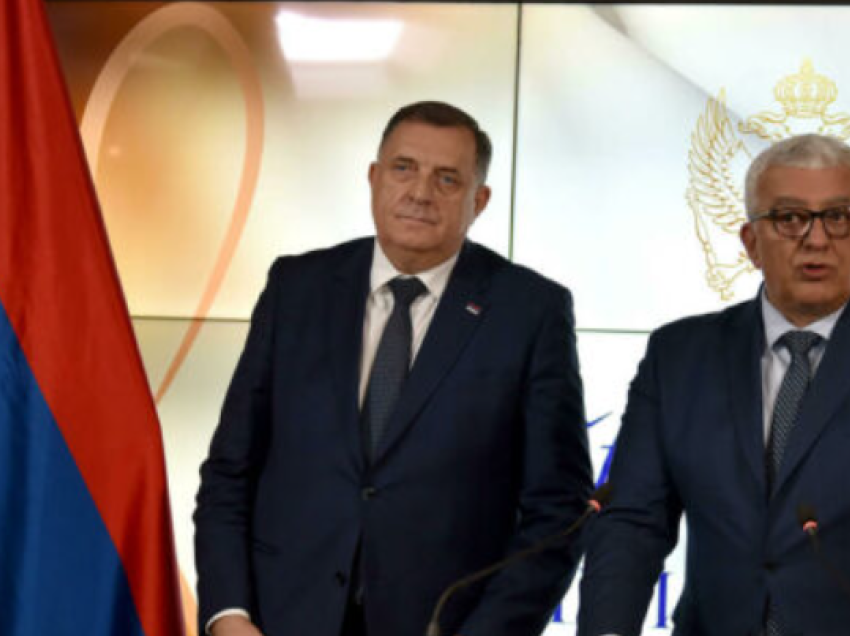 BeH i dërgon notë proteste Malit të Zi për shkak se Dodik u prit në Podgoricë vetëm me flamur të RS-së