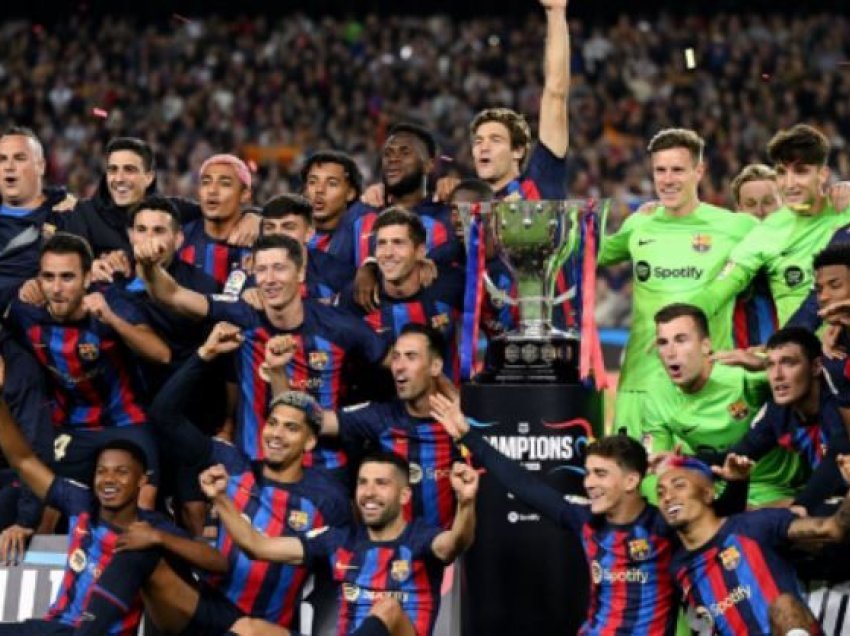Barcelona e riktheu titullin në La Liga pas katër vjetësh pritjeje
