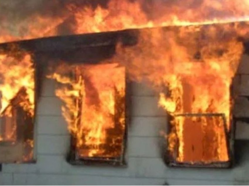 Zjarr nga ndezja e kaminit në një shtëpi në Kamenicë, lëndohet një person