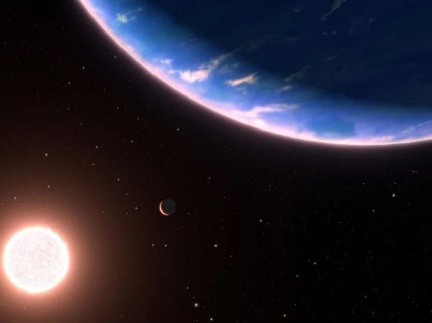 Astronomët zbulojnë prani të ujit në një planet të ri