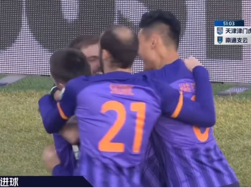 Ademi e nis me gol aventurën te skuadra e re në Kinë