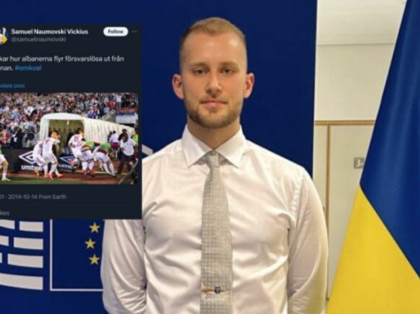 Ambasada e Suedisë e punëson zyrtarin me gjuhë skandaloze ndaj shqiptarëve