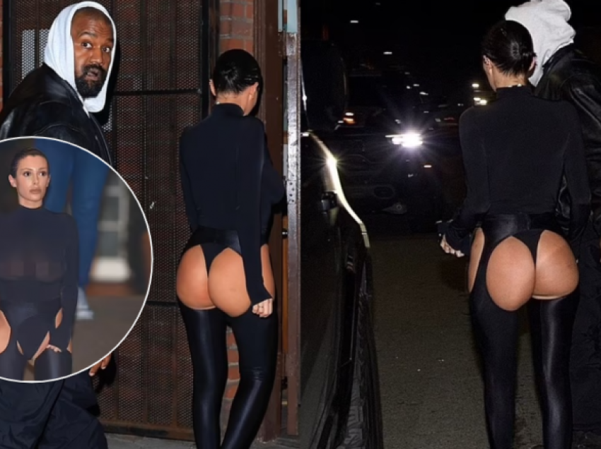 Gruaja e Kanye West Bianca Censori, ekspozon të pasmet në festën e dëgjimit të “Vultures 2”
