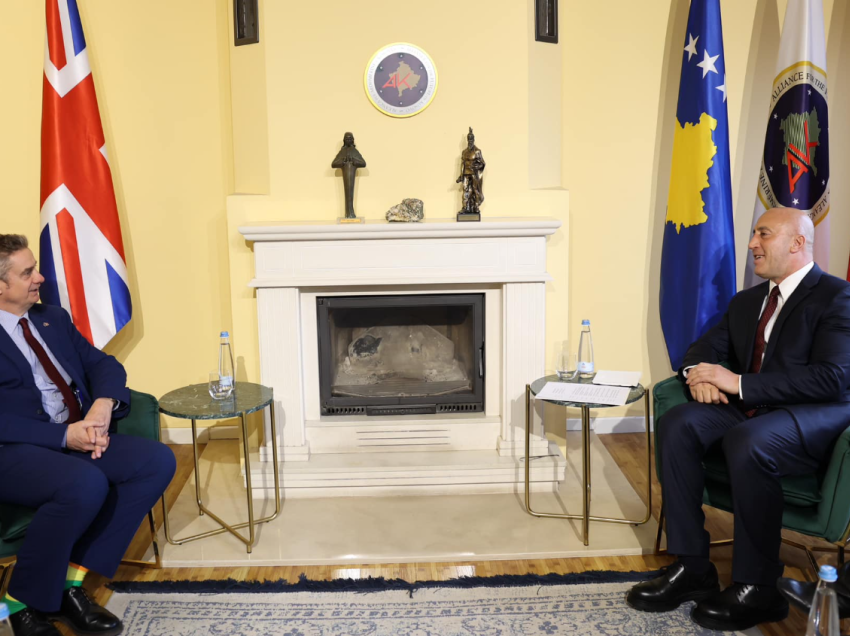 Haradinaj takon Ambasadorin e Mbretërisë së Bashkuar në Kosovë, kërkon mbështetje për anëtarësim në NATO