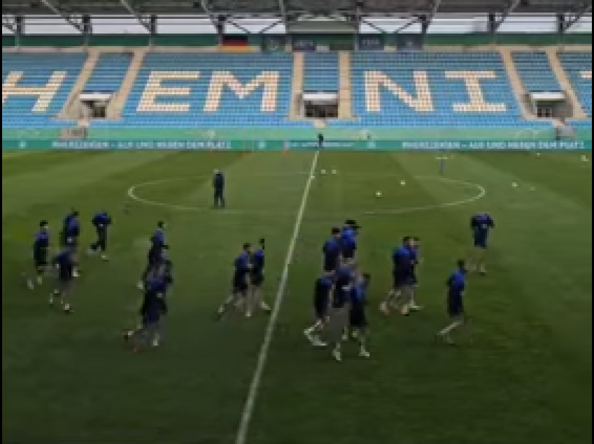 Kosova U21 zhvillon stërvitjen e fundit para duelit me Gjermaninë