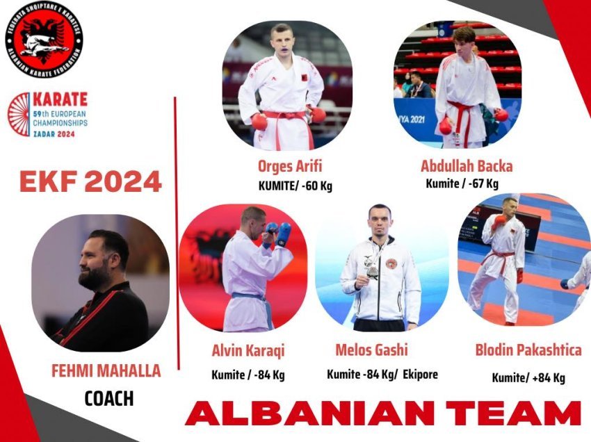 Shqipëria në krye me Fehmi Mahallën synon medalje në Kampionatin Evropian 