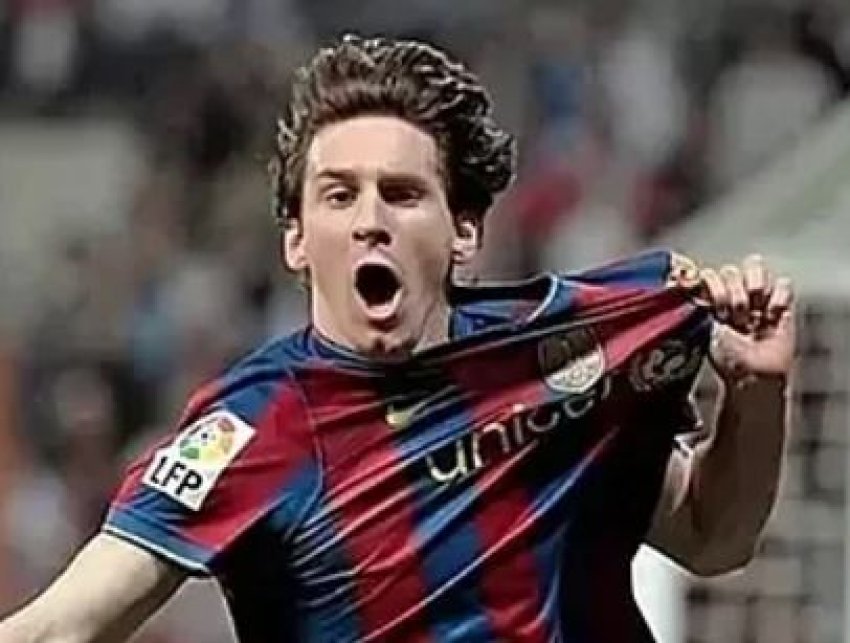 Peceta-kontratë e parë e Messit me Barcelonën del në ankand