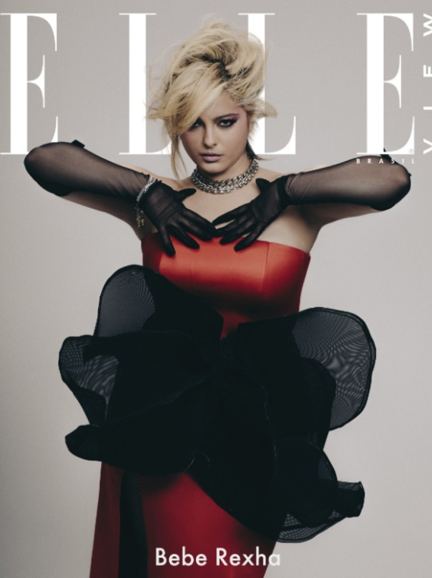 Bebe Rexha pozon për kopertinën e revistës “Elle Brasil”, flet edhe për  emigrimin nga Shqipëria në Amerikë - Bota Sot