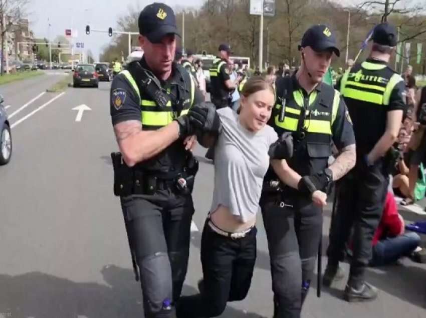 ​Greta Thunberg gjobitet për mosbindje ndaj policisë